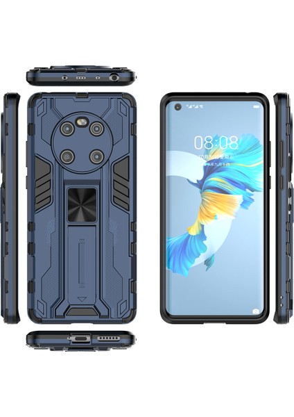 Huawei Mate 40 İçin Çift Katmanlı Pc Tpu Bumper Kaymaz ShockProof Korumalı Kılıf (Yurt Dışından)