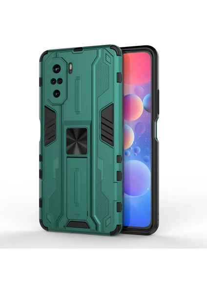 Xiaomi Redmi K40 / K40 Pro İçin Çift Katmanlı Pc Tpu Bumper Kaymaz ShockProof Korumalı Kılıf (Yurt Dışından)