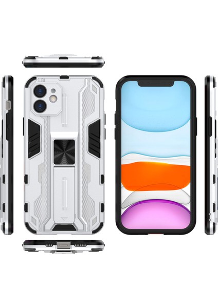 iPhone 12 Mini İçin Çift Katmanlı Pc Tpu Bumper Kaymaz ShockProof Korumalı Kılıf (Yurt Dışından)