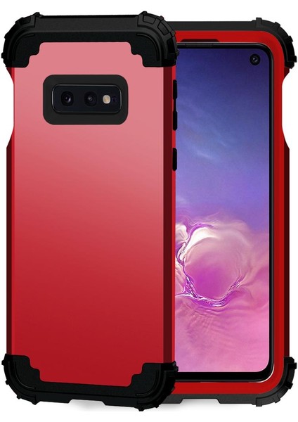 Samsung Galaxy S10E İçin Pc Yumuşak Tpu Bumper 3'ü 1 Arada Koruma ShockProof Kılıf (Yurt Dışından)