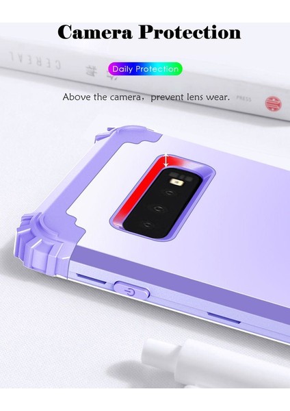 Samsung Galaxy S10 İçin Pc Yumuşak Tpu Bumper 3'ü 1 Arada Koruma ShockProof Kılıf (Yurt Dışından)
