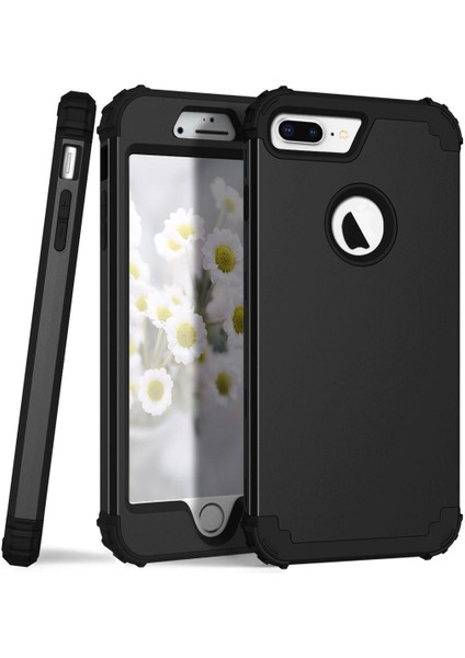 iPhone 7 Plus / 8 Plus İçin Pc Yumuşak Tpu Bumper 3'ü 1 Arada Koruma ShockProof Kılıf (Yurt Dışından)