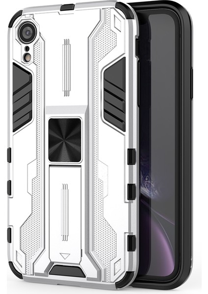 iPhone XR İçin Çift Katmanlı Pc Tpu Bumper Kaymaz ShockProof Korumalı Kılıf (Yurt Dışından)
