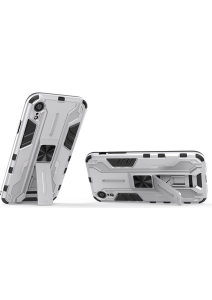 iPhone XR İçin Çift Katmanlı Pc Tpu Bumper Kaymaz ShockProof Korumalı Kılıf (Yurt Dışından) fırsatları