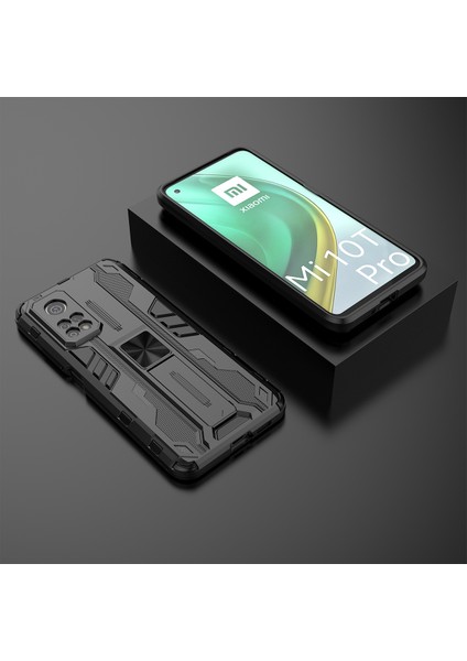 Xiaomi Mi 10T / 10T Pro 5G İçin Çift Katmanlı Pc Tpu Bumper Kaymaz ShockProof Korumalı Kılıf (Yurt Dışından)