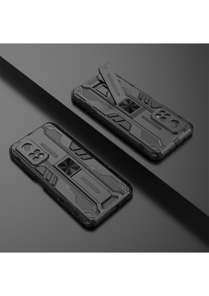 Xiaomi Mi 10T / 10T Pro 5G İçin Çift Katmanlı Pc Tpu Bumper Kaymaz ShockProof Korumalı Kılıf (Yurt Dışından)