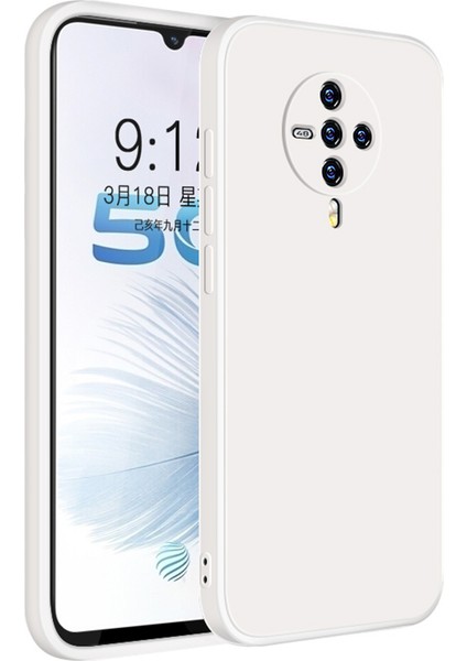 Vivo S6 İçin İnce Likit Silikon Shockproof Korumalı Kılıf (Yurt Dışından)