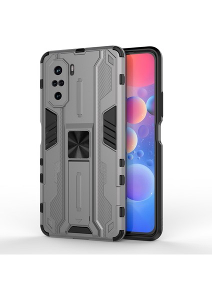 Xiaomi Redmi K40 / K40 Pro İçin Çift Katmanlı Pc Tpu Bumper Kaymaz ShockProof Korumalı Kılıf (Yurt Dışından)