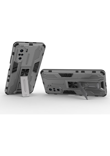 Xiaomi Redmi K40 / K40 Pro İçin Çift Katmanlı Pc Tpu Bumper Kaymaz ShockProof Korumalı Kılıf (Yurt Dışından)