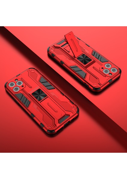 iPhone 11 Pro Max İçin Çift Katmanlı Pc Tpu Bumper Kaymaz ShockProof Korumalı Kılıf (Yurt Dışından)