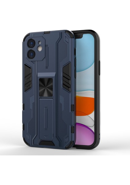 iPhone 12 Mini İçin Çift Katmanlı Pc Tpu Bumper Kaymaz ShockProof Korumalı Kılıf (Yurt Dışından)