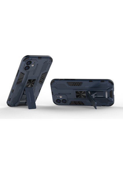 iPhone 12 Mini İçin Çift Katmanlı Pc Tpu Bumper Kaymaz ShockProof Korumalı Kılıf (Yurt Dışından)