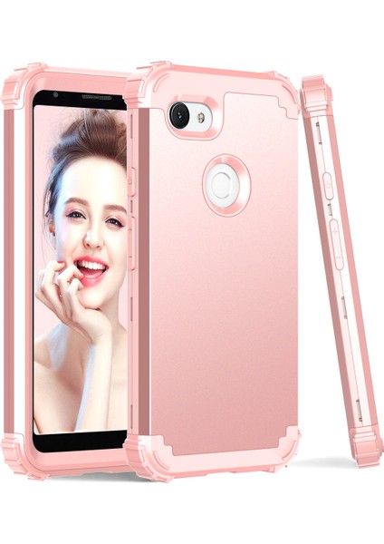 Google Pixel 3A İçin Yumuşak Silikon Pc Bumper 3'ü 1 Arada ShockProof Korumalı Kılıf (Yurt Dışından) fiyatları