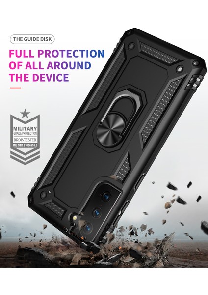 Samsung Galaxy S21 Plus 5G İçin Çift Katmanlı Halkalı Standlı Kılıf (Yurt Dışından) indirimleri