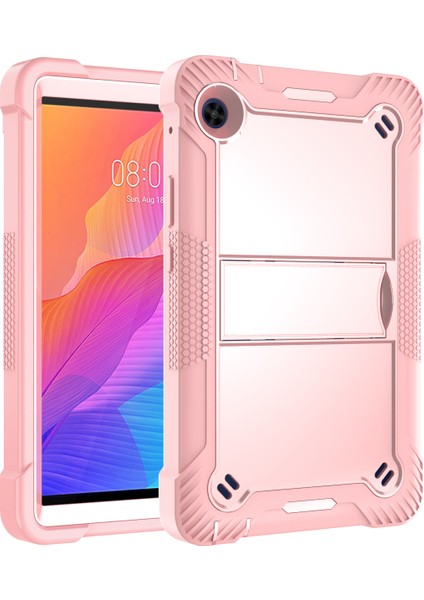 Huawei Matepad T8 8.0 inç İçin 3 Katmanlı Standlı Shockproof Tam Koruma Kılıf (Yurt Dışından)