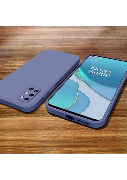 Oneplus 8t İçin İnce Likit Silikon ShockProof Korumalı Kılıf (Yurt Dışından)