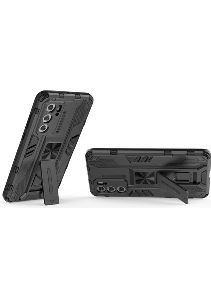 Huawei P40 İçin Çift Katmanlı Pc Tpu Bumper Kaymaz ShockProof Korumalı Kılıf (Yurt Dışından)