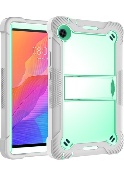 Huawei Matepad T8 8.0 inç İçin 3 Katmanlı Standlı Shockproof Tam Koruma Kılıf (Yurt Dışından)
