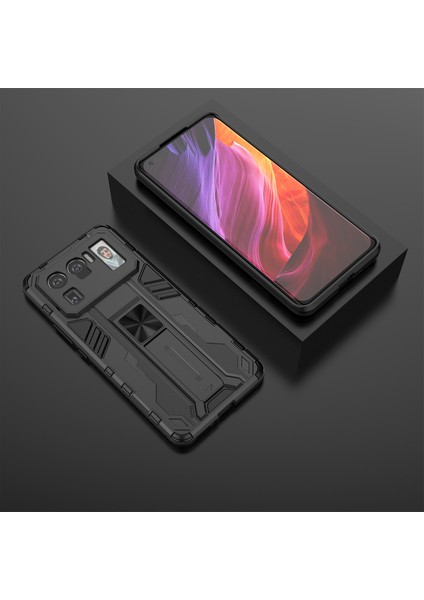 Xiaomi Mi 11 Ultra İçin Çift Katmanlı Pc Tpu Bumper Kaymaz ShockProof Korumalı Kılıf (Yurt Dışından)