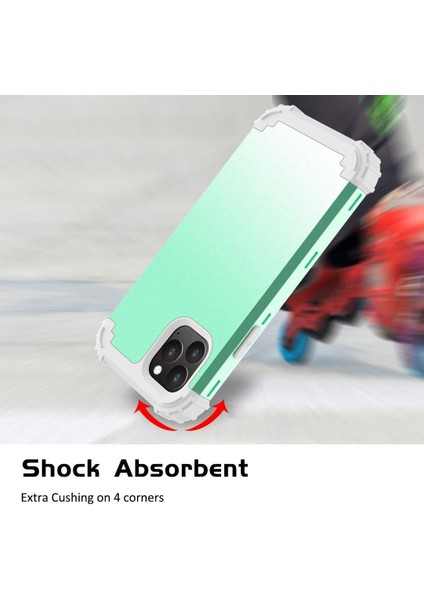 iPhone 11 Pro İçin Pc Yumuşak Tpu Bumper 3'ü 1 Arada Koruma ShockProof Kılıf (Yurt Dışından) fırsatları