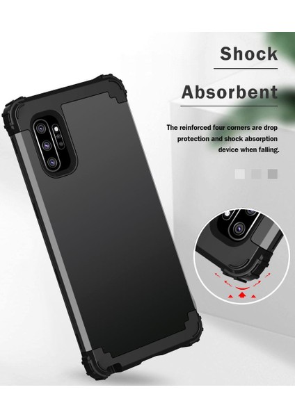 Samsung Galaxy Note 10 Plus / Note 10+ 5G İçin Pc Yumuşak Tpu Bumper 3'ü 1 Arada Koruma ShockProof Kılıf (Yurt Dışından) fırsatları