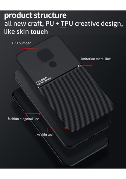 Huawei Mate 20 İçin ShockProof Yumuşak Tpu Silikon Bumper Kılıf (Yurt Dışından)