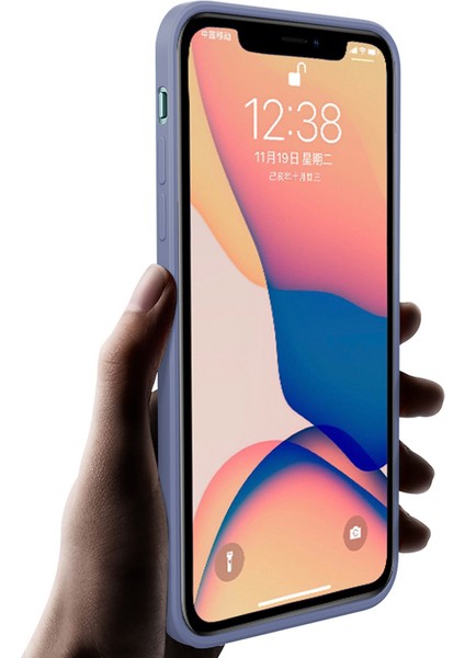 iPhone 11 Pro İçin İnce Likit Silikon ShockProof Korumalı Kılıf (Yurt Dışından)