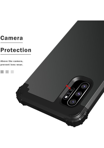 Samsung Galaxy Note 10 Plus / Note 10+ 5G İçin Pc Yumuşak Tpu Bumper 3'ü 1 Arada Koruma ShockProof Kılıf (Yurt Dışından) indirimleri