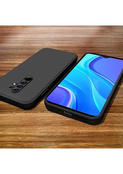 Xiaomi Redmi 9 İçin İnce Likit Silikon ShockProof Korumalı Kılıf (Yurt Dışından)