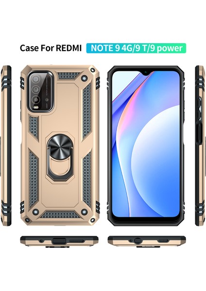 Xiaomi Poco M3 / Redmi 9t / Redmi 9 Power İçin Çift Katmanlı Halkalı Standlı Kılıf (Yurt Dışından) fiyatları
