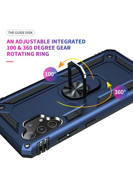 Samsung Galaxy A32 5G İçin Çift Katmanlı Halkalı Standlı Kılıf (Yurt Dışından) fırsatları