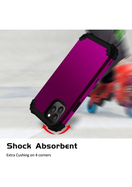 iPhone 11 Pro İçin Pc Yumuşak Tpu Bumper 3'ü 1 Arada Koruma ShockProof Kılıf (Yurt Dışından) fırsatları