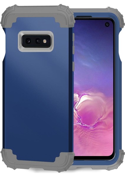 Samsung Galaxy S10E İçin Pc Yumuşak Tpu Bumper 3'ü 1 Arada Koruma ShockProof Kılıf (Yurt Dışından)