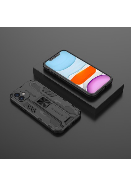 iPhone 12 Mini İçin Çift Katmanlı Pc Tpu Bumper Kaymaz ShockProof Korumalı Kılıf (Yurt Dışından)