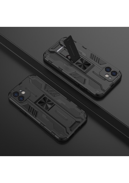 iPhone 12 Mini İçin Çift Katmanlı Pc Tpu Bumper Kaymaz ShockProof Korumalı Kılıf (Yurt Dışından)