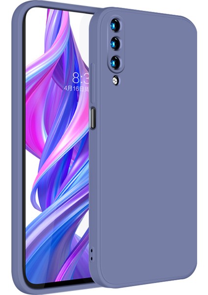Huawei Honor 9x Pro İçin İnce Likit Silikon ShockProof Korumalı Kılıf (Yurt Dışından)