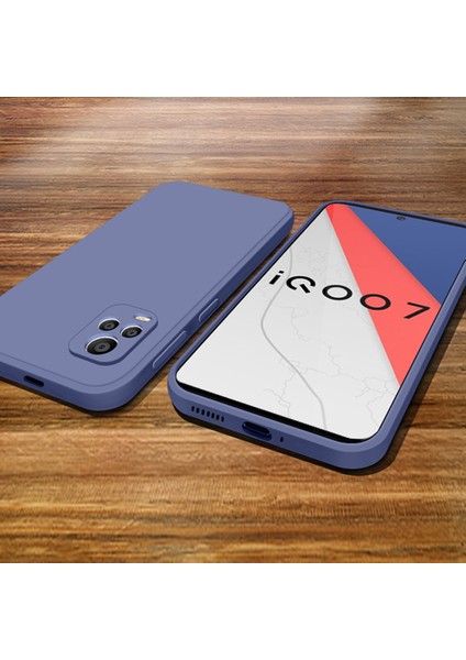Vivo Iqoo 7 İçin İnce Likit Silikon Shockproof Korumalı Kılıf (Yurt Dışından) fiyatları