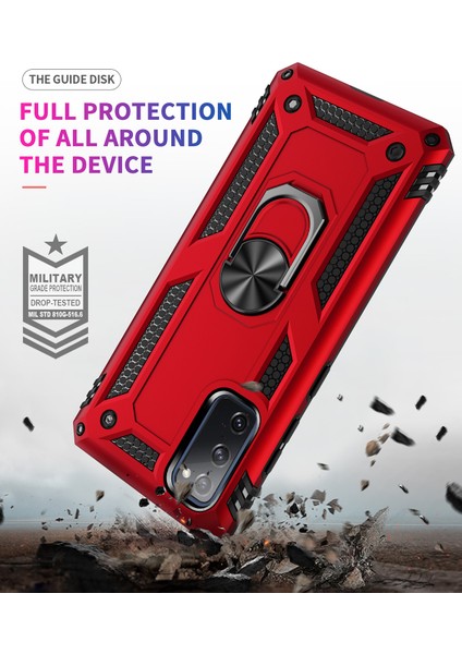 Samsung Galaxy S20 Fan Edition İçin Çift Katmanlı Halkalı Standlı Kılıf (Yurt Dışından) indirimleri