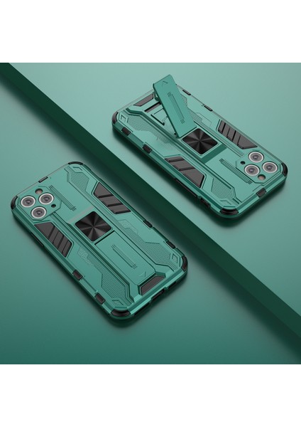 iPhone 11 Pro Max İçin Çift Katmanlı Pc Tpu Bumper Kaymaz ShockProof Korumalı Kılıf (Yurt Dışından)