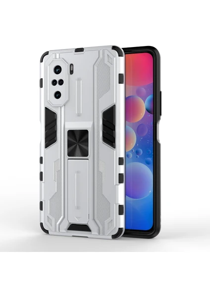 Xiaomi Redmi K40 / K40 Pro İçin Çift Katmanlı Pc Tpu Bumper Kaymaz ShockProof Korumalı Kılıf (Yurt Dışından)