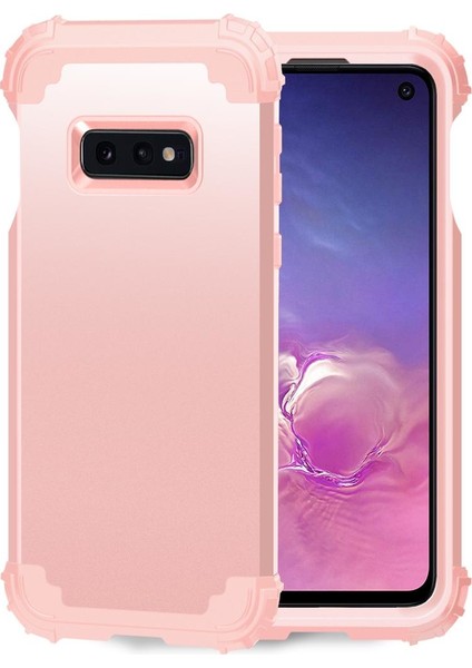 Samsung Galaxy S10E İçin Pc Yumuşak Tpu Bumper 3'ü 1 Arada Koruma ShockProof Kılıf (Yurt Dışından)