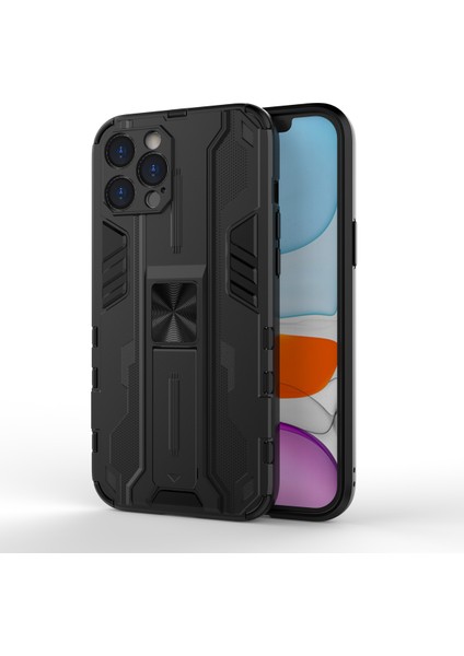 iPhone 12 Pro İçin Çift Katmanlı Pc Tpu Bumper Kaymaz ShockProof Korumalı Kılıf (Yurt Dışından)