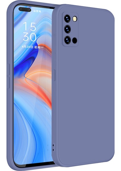 Oppo Reno4 Pro 5G İçin İnce Likit Silikon ShockProof Korumalı Kılıf (Yurt Dışından)