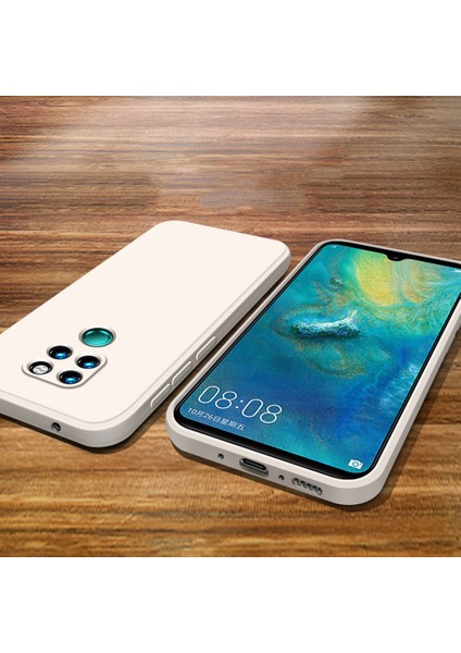 Huawei Mate 20 İçin İnce Likit Silikon ShockProof Korumalı Kılıf (Yurt Dışından)