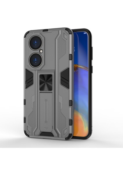 Huawei P50 İçin Çift Katmanlı Pc Tpu Bumper Kaymaz ShockProof Korumalı Kılıf (Yurt Dışından)