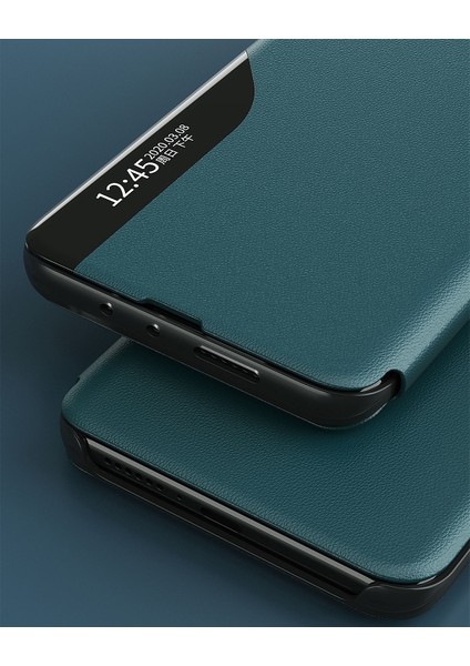 Samsung Galaxy S20 Plus İçin Pu Deri Pencereli Flip Koruyucu Kılıf (Yurt Dışından)