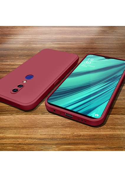 Oppo F11 İçin İnce Likit Silikon Shockproof Korumalı Kılıf (Yurt Dışından)