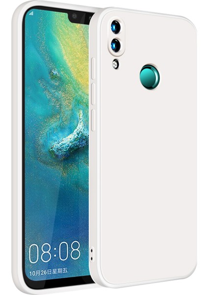 Huawei Y9 2019 İçin İnce Likit Silikon ShockProof Korumalı Kılıf (Yurt Dışından)