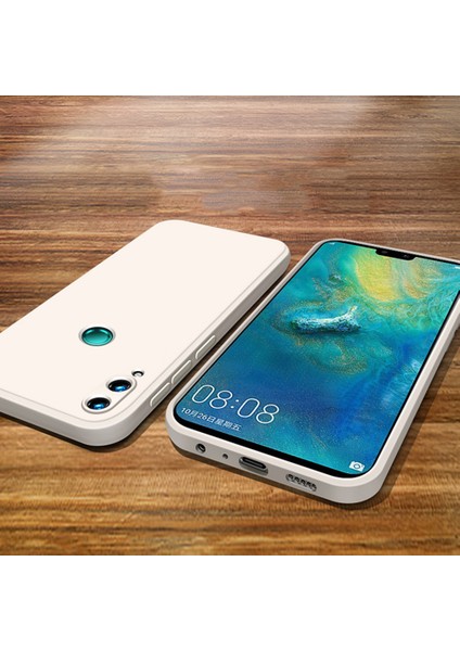 Huawei Y9 2019 İçin İnce Likit Silikon ShockProof Korumalı Kılıf (Yurt Dışından)