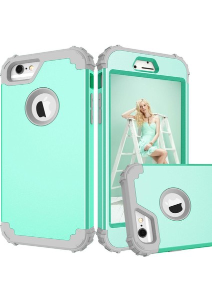 iPhone 6 Plus / 6s Plus İçin Pc Yumuşak Tpu Bumper 3'ü 1 Arada Koruma ShockProof Kılıf (Yurt Dışından)